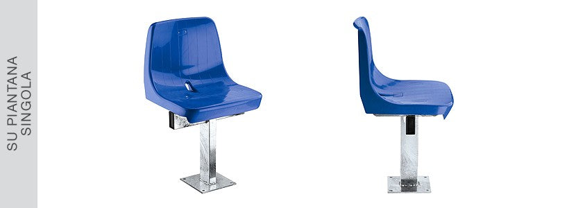 Seduta da stadio e tribuna monoblocco senza schienale M2003 TRATTAMENTO ANTI UV (non ignifugo)