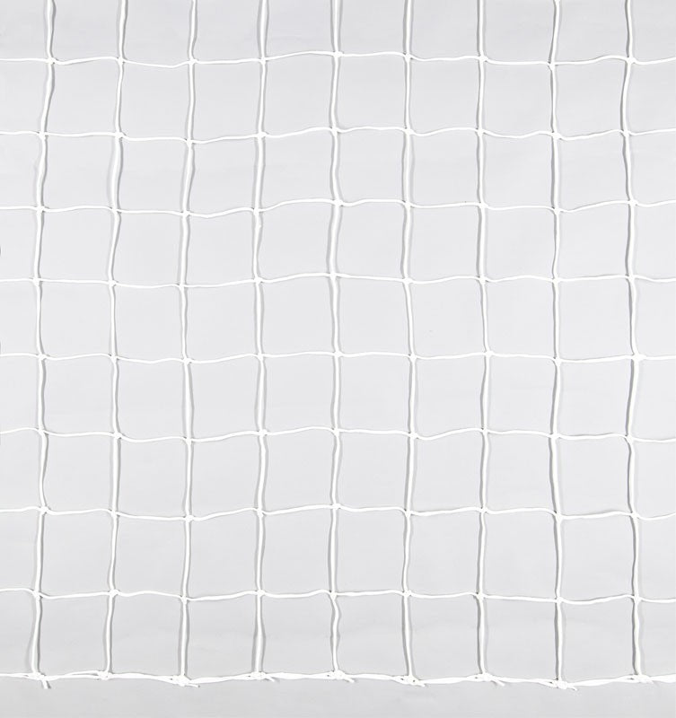 Coppia reti calcio regolamentari in polietilene diametro mm 3,5 annodato maglia quadra Art. S04360