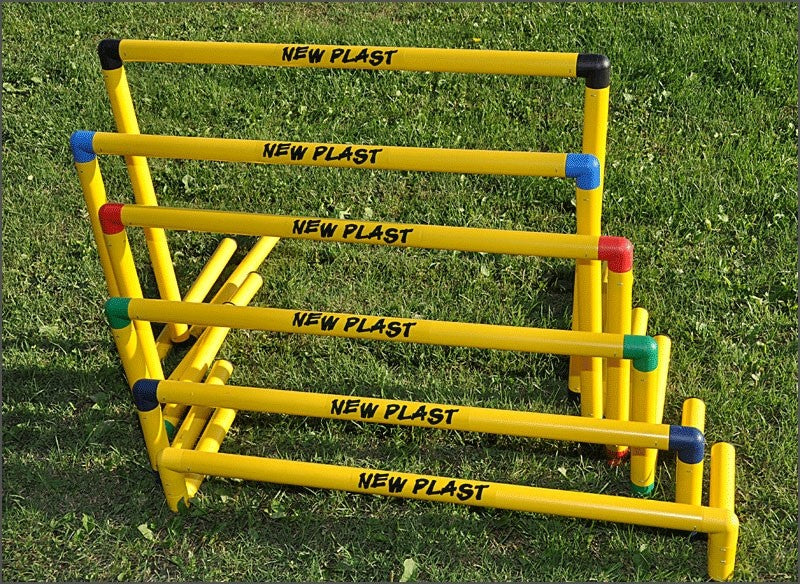 Set nr 6 ostacoli OVER in PVC con altezze cm 12-20-30-40-50-60 Art. S04518