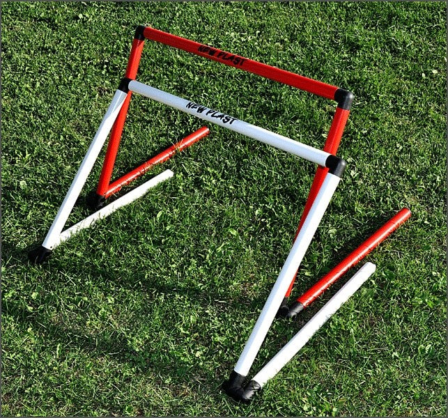 Ostacolo in PVC richiudibile altezze regolabili da cm 10 a cm 60 Art. S04520