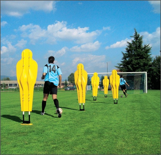 Sagoma snodata in plastica rigida per allenamento Art. S04546