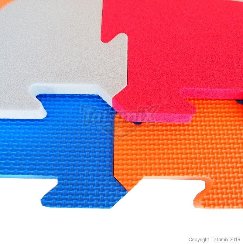 Tatami Puzzle Kids LC613S cm 62x62x1,3 FORMATO GRANDE Colori Tenui