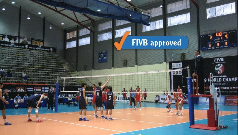 Rete pallavolo completa di antenne omologata FIVB per competizioni Art. S04758
