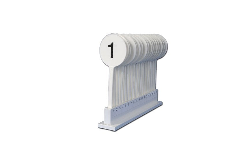 Serie palette numerate in plastica per sostituzione giocatori (1-20) Art. S04817