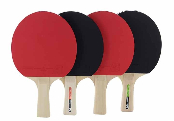 Set Sport Pack Quattro 1* ITTF 4 Racchette Cornilleau + 4 Palline