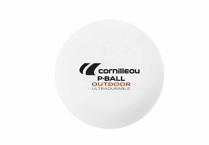 PALLINE PING PONG CORNILLEAU P-BALL OUTDOOR Ultradurable (6pz bianche)