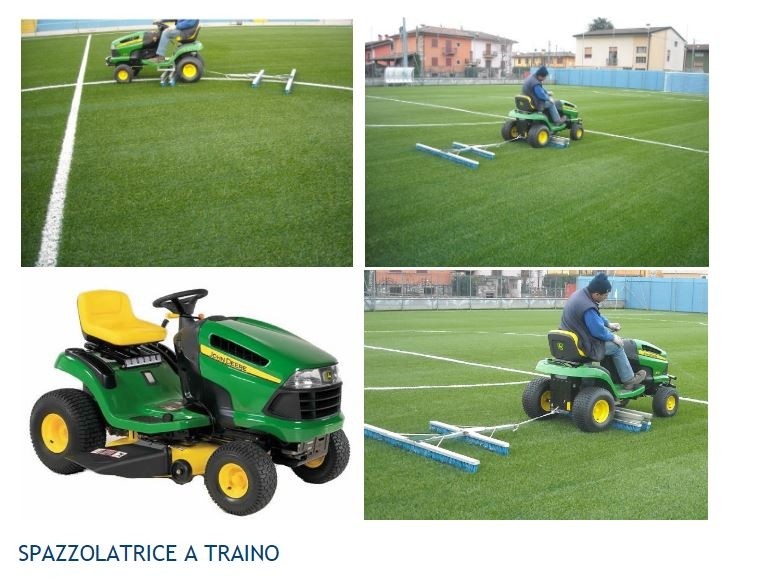 Lavori di manutenzione e pettinatura campo da calcetto calciotto e calcio costo su preventivo