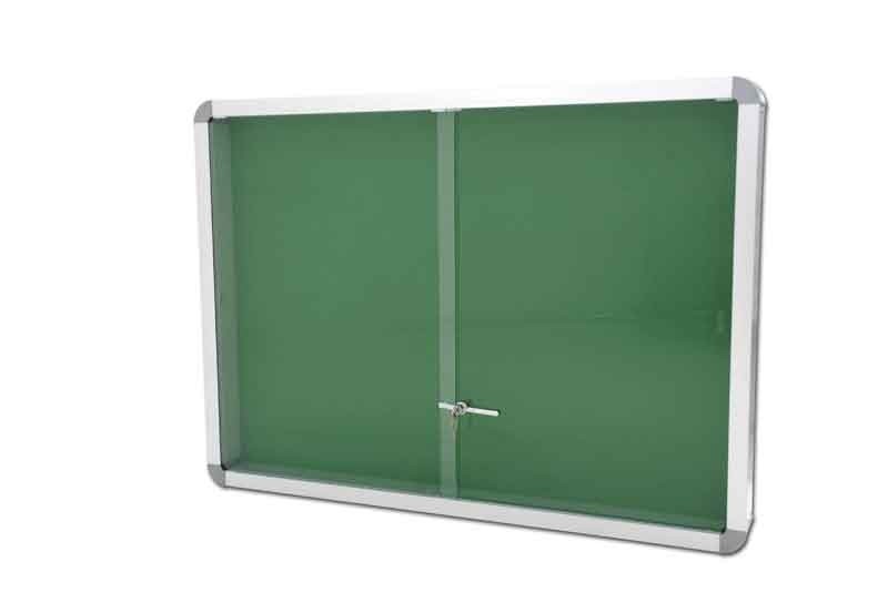 Bacheca con struttura di alluminio anodizzato cm 120x90 Art. S07416