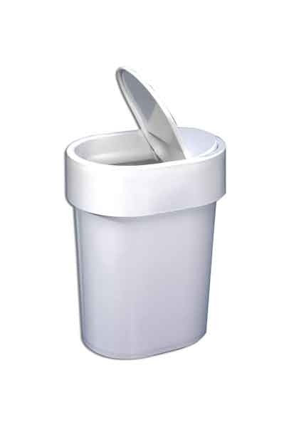 Cestino di plastica raccogli sacchetti igienici femminili Art. S07482