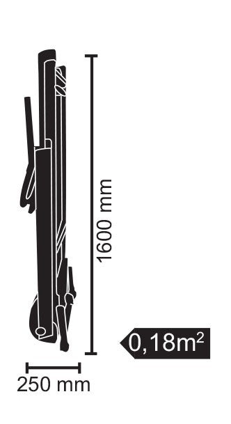 Tapis roulant Everfit TFK455 Slim pre-assemblato salvaspazio