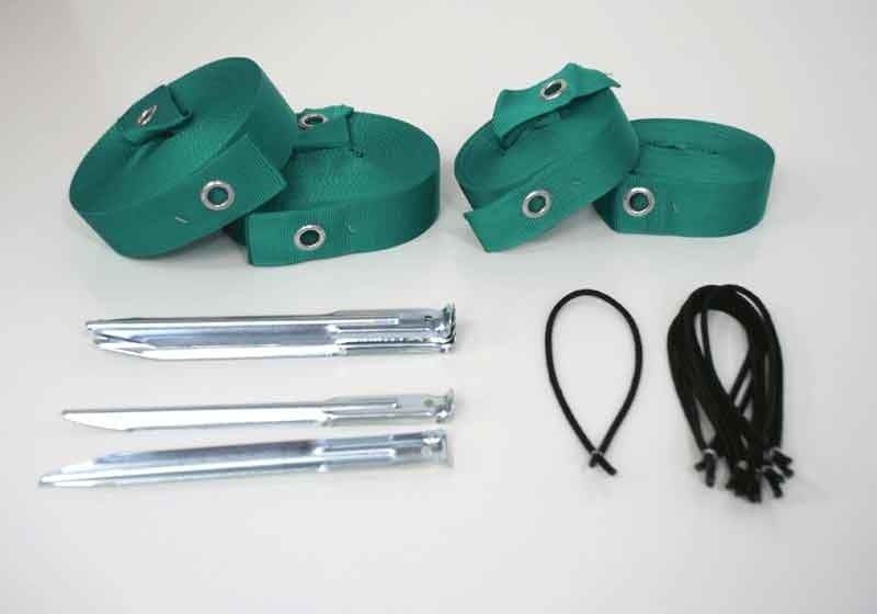 Kit Delimitazione campo calciotto mt 60x40 Serie nastri demarcazione con picchetti Art. la rete