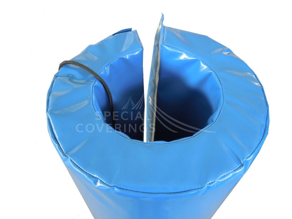 Protezione circolare sagomata NON IGNIFUGA altezza h 200 cm Non Ignifugo per Pali e colonne