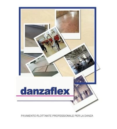 Pavimentazione Danza Flex Flottante Studio Fisso senza tappeto PVC