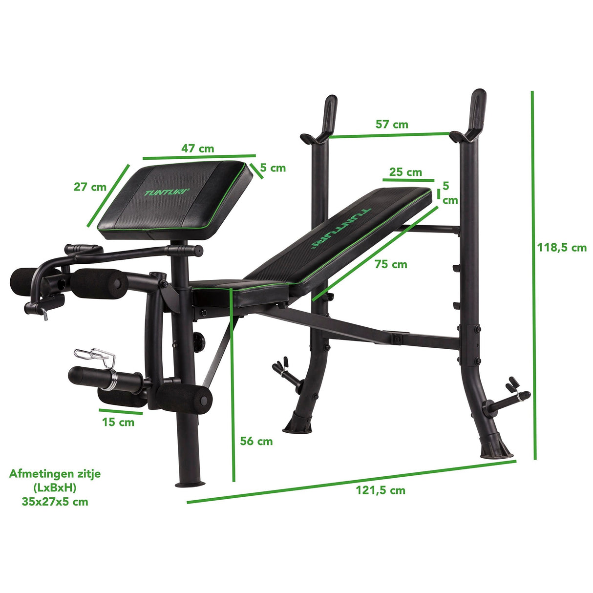 Panca Tunturi WB40 Compact Width Weight Bench Art.17TSWB4000