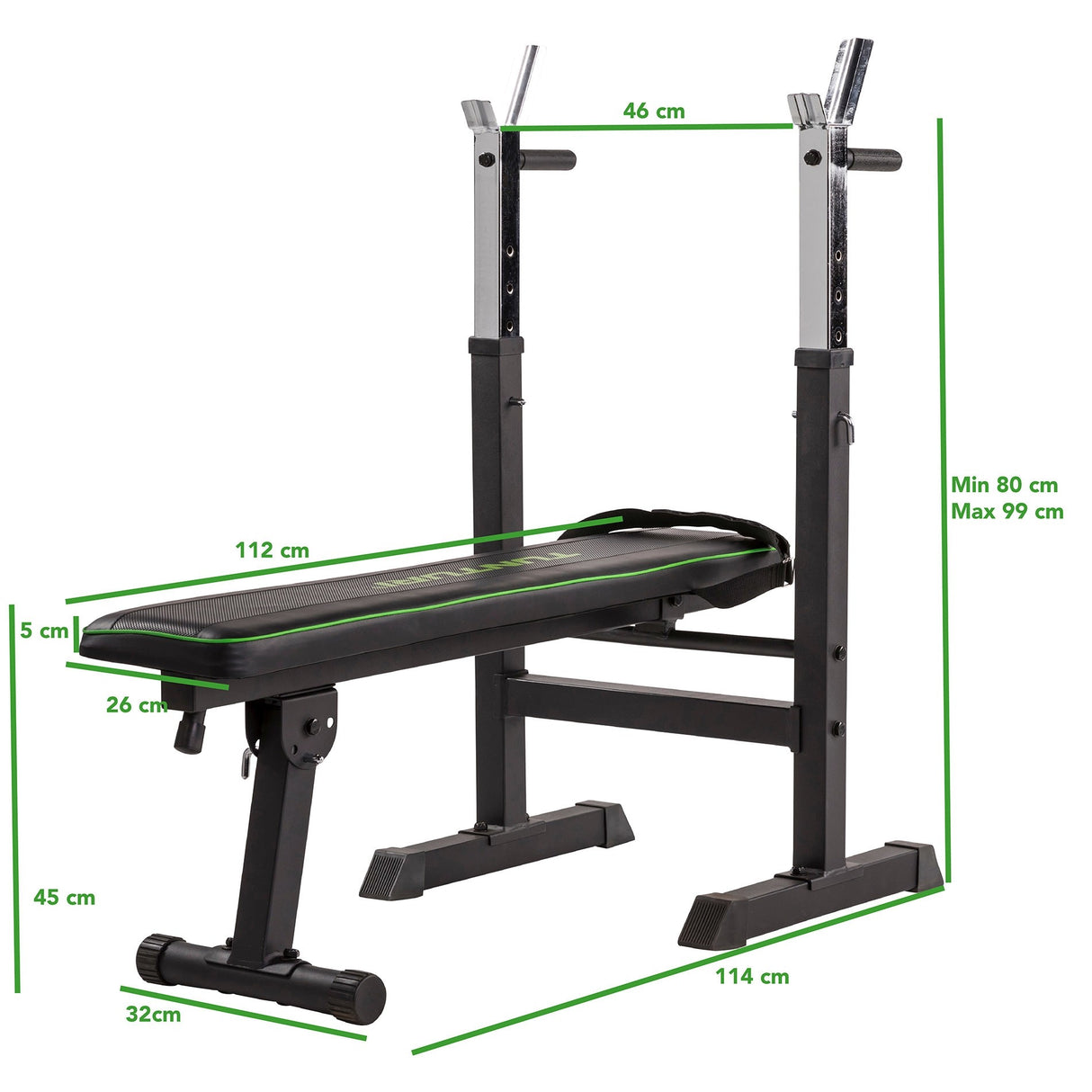 PANCA MULTIFUNZIONE TUNTURI WB20 BASIC WEIGHT BENCH ART.17TSW2000