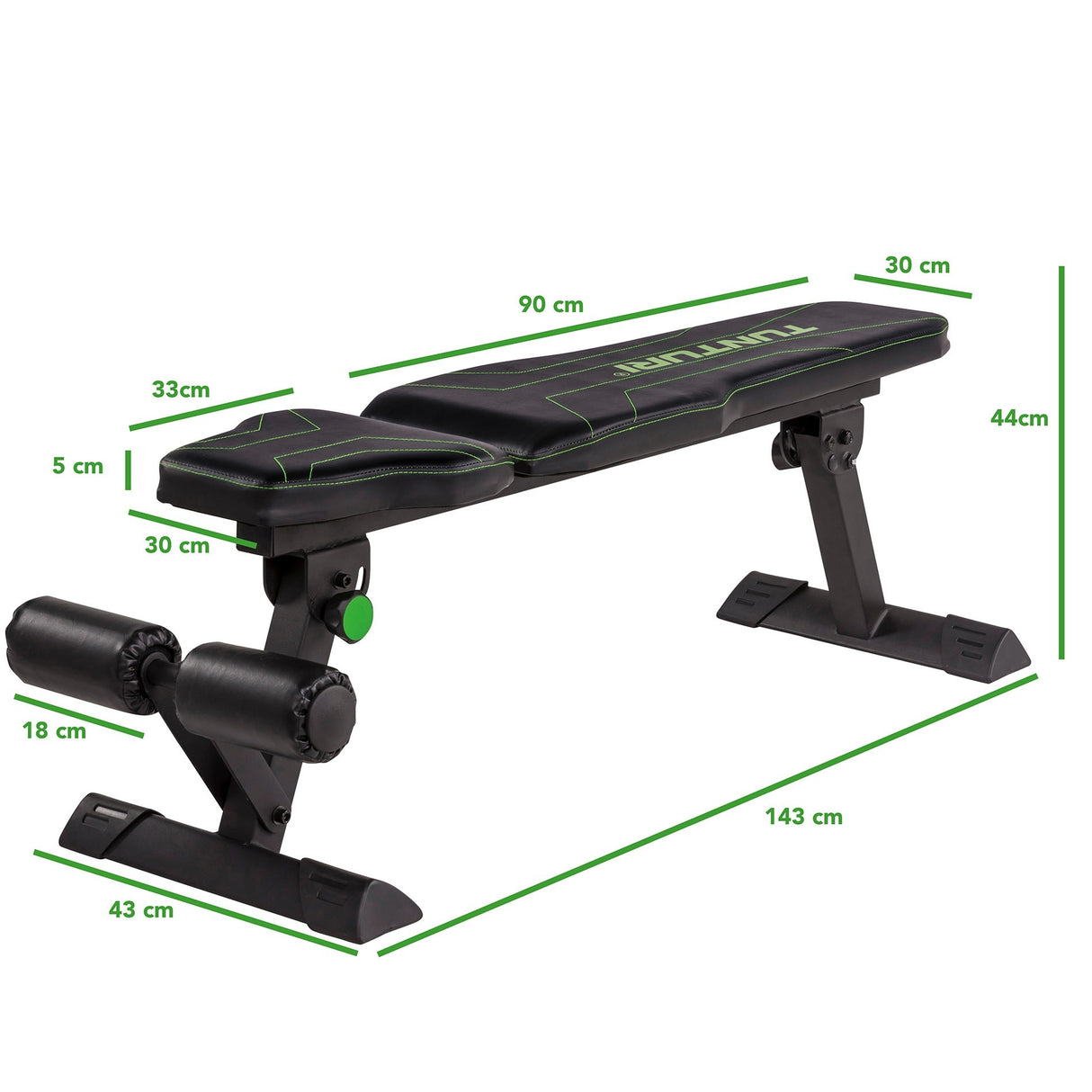 Panca Tunturi FB80 Flat Bench Art.17TSFB8000