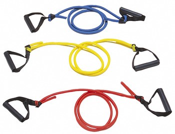 ELASTICO Art. 991710 Elastico tubing con maniglie rosso (SOFT)