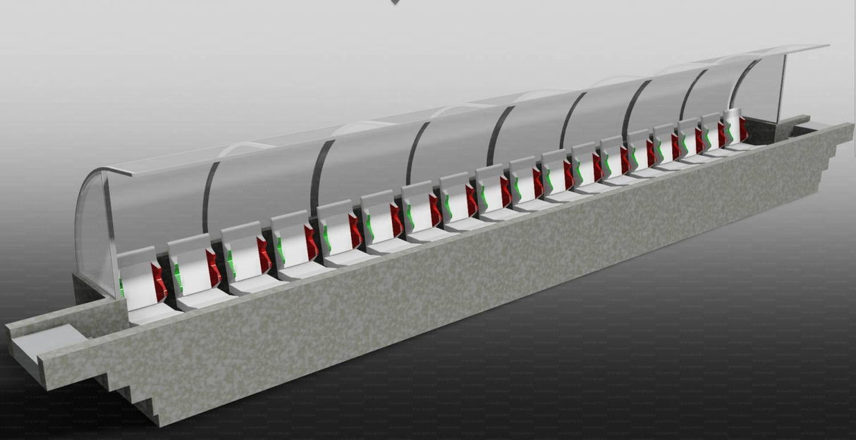 PANCHINA ALLENATORI SU FOSSA ART. 6209