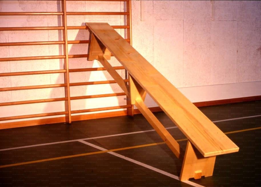 Panca svedese completamente in legno con asse equilibrio 3 m Art. 1518