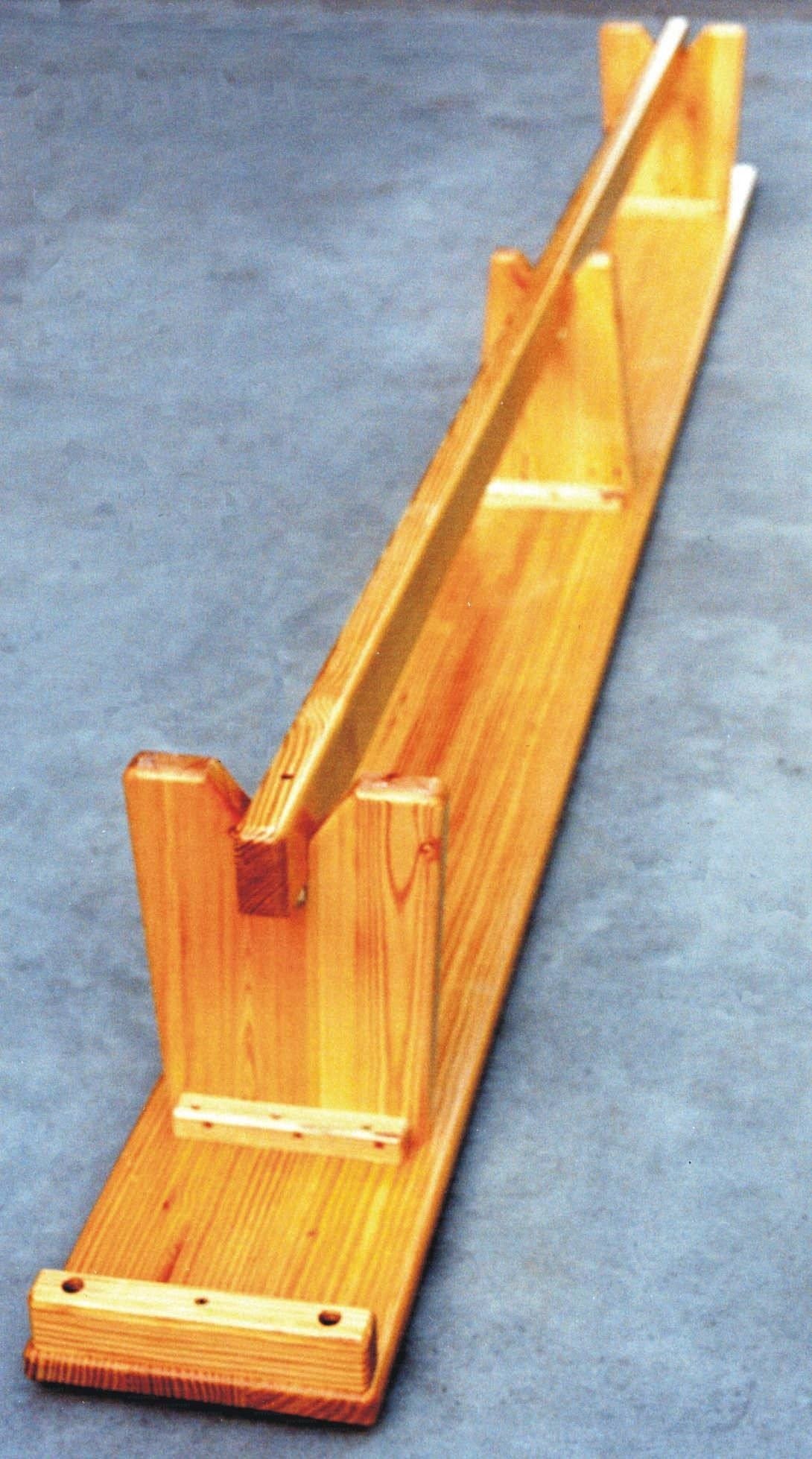 Panca svedese legno con asse equilibrio mt.4 art.1519