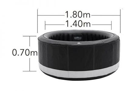 SPA GONFIABILE OASI 3-4 persone