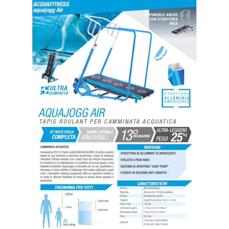 Tapis Roulant Acquatico Aquajogg2 Cod Wx-aquajogg2