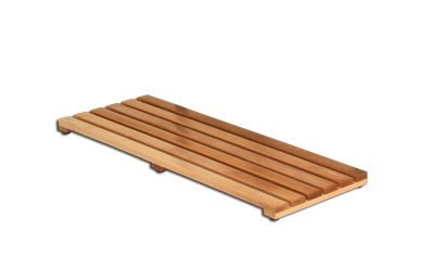 Pedana poggiapiedi S07406 legno verniciato al naturale mt 1