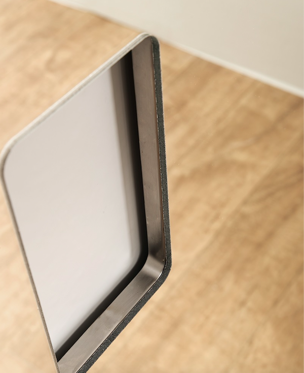 Specchio Da Parete Antinfortunistico Amadeus 170x100 Liscio Silver Frame