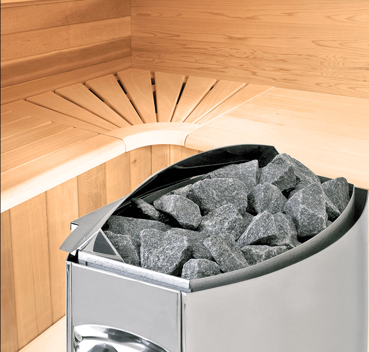 Sauna Finlandese Tradizionale modello Eccolo 6 Posti 6 Kw e pietre incluse Cod. HL-EC04PKUP