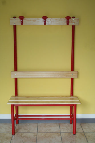 Panchina 1m Seduta Schienale Appendiabiti Art. S 852/1