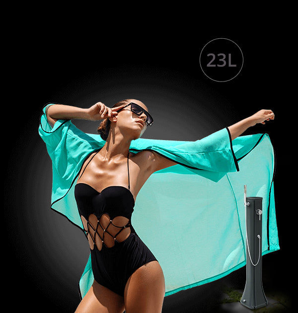 Doccia Solare Antracite  Happy GO 23 Litri