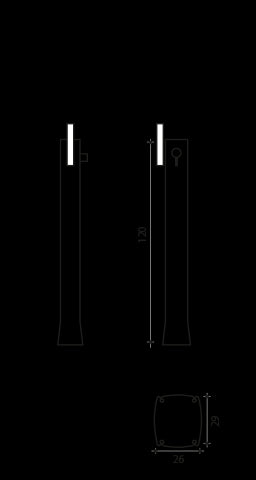 Doccia Solare Blu Happy GO 23 Litri