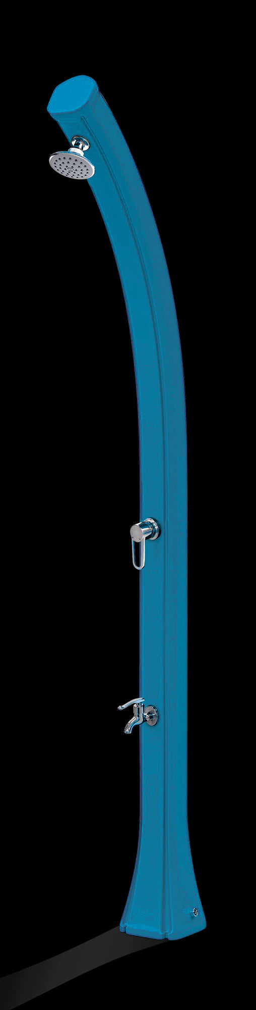 DOCCIA SOLARE PEHD FORMIDRA HAPPY da 25 L BLU CON LAVA PIEDI