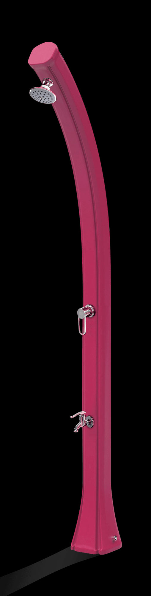 DOCCIA SOLARE PEHD FORMIDRA HAPPY da 25 L ROSA CON LAVA PIEDI