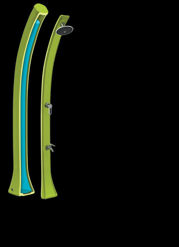 Doccia Solare Poolstar Cobra Antracite da 32 LITRI con Lava Piedi