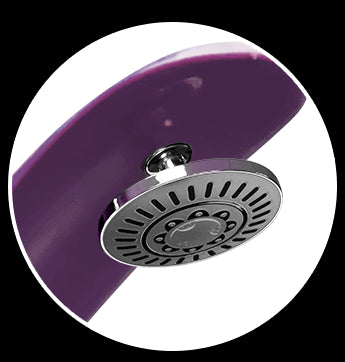 Doccia Solare Poolstar Cobra Antracite da 32 LITRI con Lava Piedi