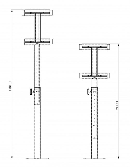 Supporto Danza Dinamica Ballet Giselle Fix Sbarra Fissa A Terra