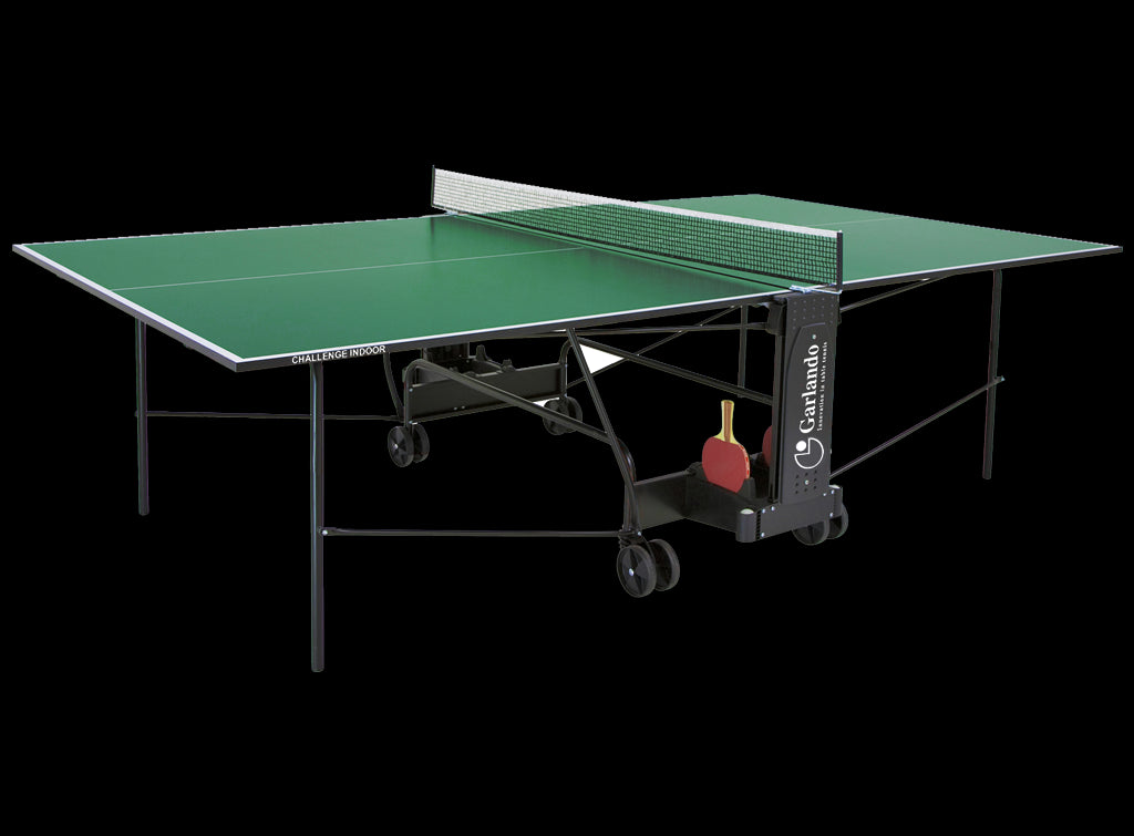 Tavolo Ping Pong Garlando Challenge Indoor Piano Verde