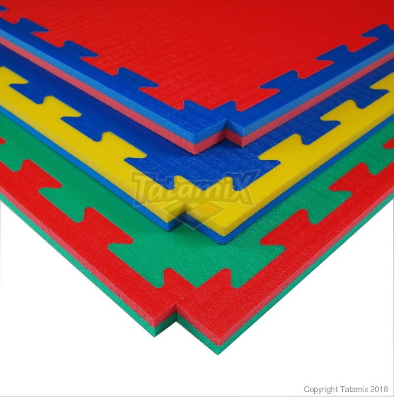 Tatami Incastro Karate K20L-50 Dim 50x50x2cm Giallo-blu Kit 4 Pezzi Quantità minima per la vendita 2 Kit