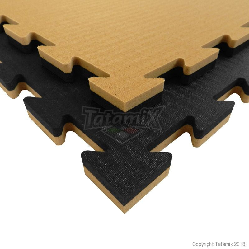 Tatami Incastro Karate K20L-50 Dim 50x50x2cm Sughero-Nero Kit 4 Pezzi Quantità minima per la vendita 2 Kit