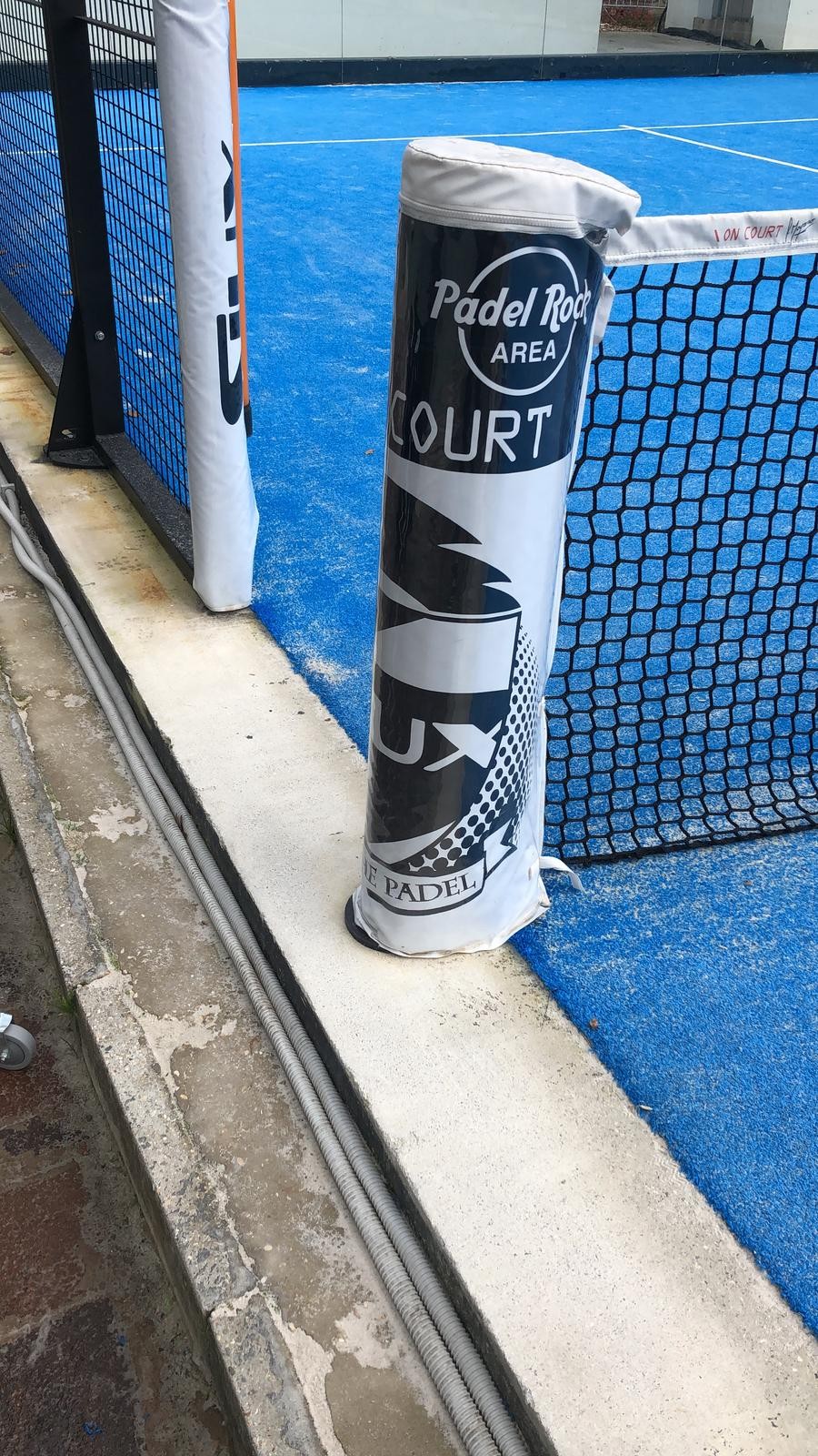 Protezioni pali Padel Antinfortunistiche TONDE costo coppia non ignifughe