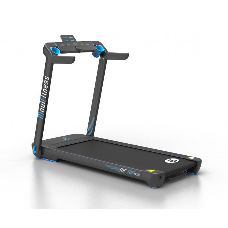 Tapis Roulant Movi Fitness Mf Top Slim pre-assemblato richiudibile a scomparsa Bluetooth per app Zwift* + USB