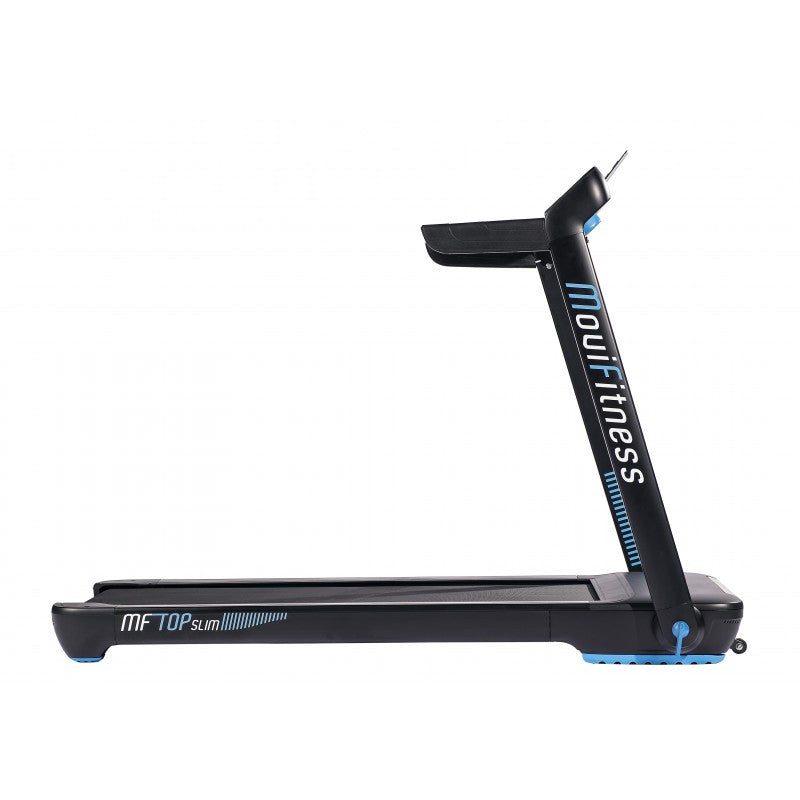 Tapis Roulant Movi Fitness Mf Top Slim pre-assemblato richiudibile a scomparsa Bluetooth per app Zwift* + USB