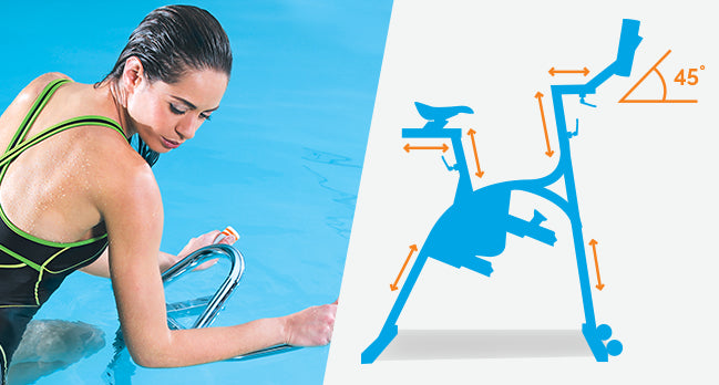 Bicicletta acquatica idrobike waterflex Art. WX-WRMAX1