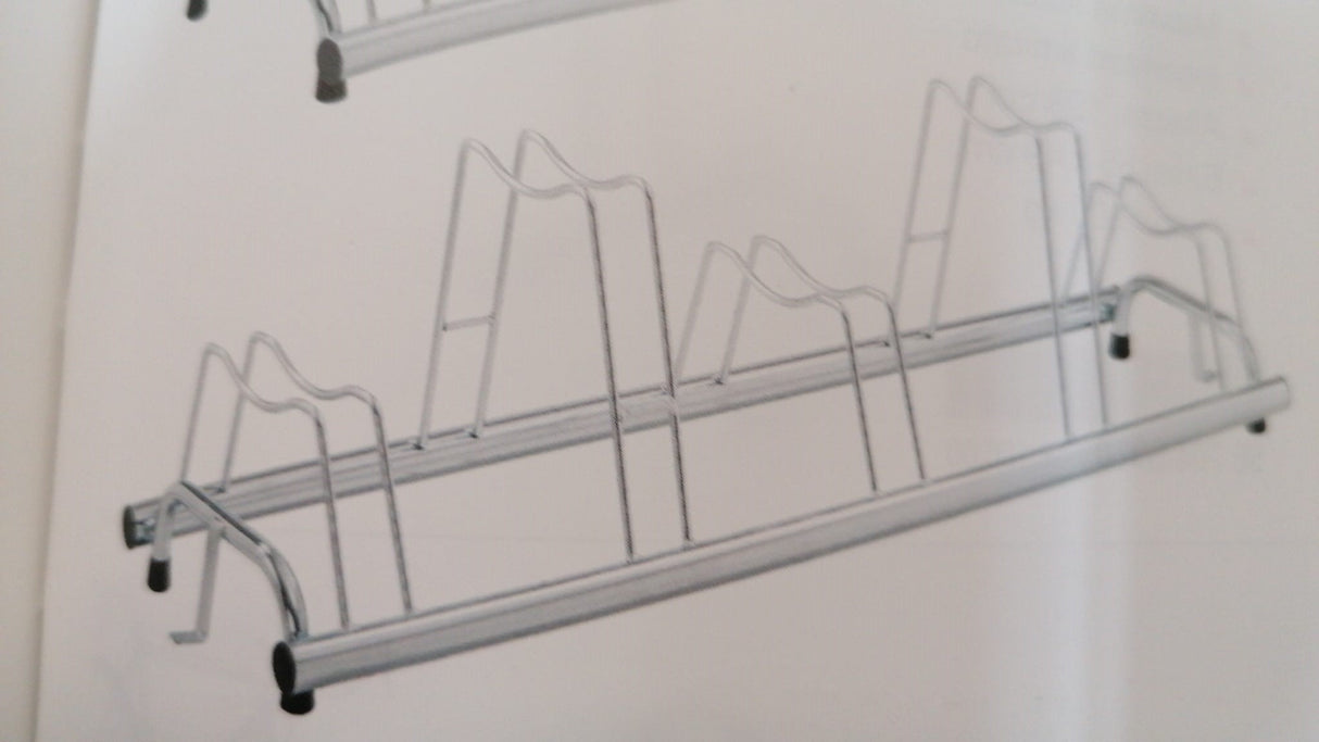 Portabici rastrelliere a 5 posti acciaio zincato per esterno