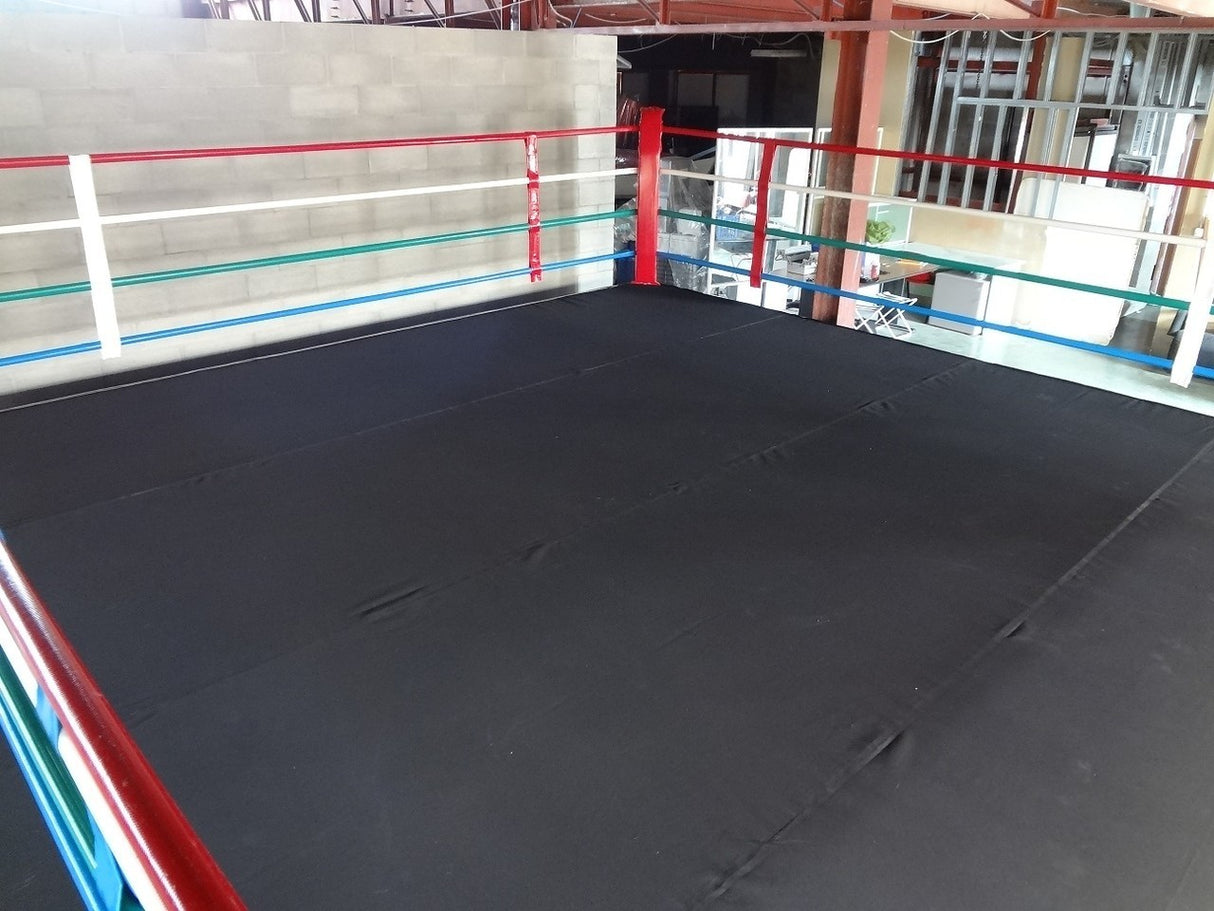Telo per Ring Boxe in tessuto Canvas Mod. PANAMA per copertura RING bordato costo al mq