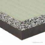 Tatami Tradizionale TL50 Pvc 200x100x5cm PU+PE Rosso Peso 15 Kg