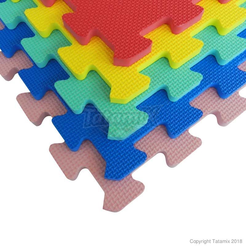 Tatami Puzzle EVA Kids Certificati 12+ Scuola Kit 10 Pezzi 30x30x1cm MI30C Quantità Minima Per La Vendita 10 Kit