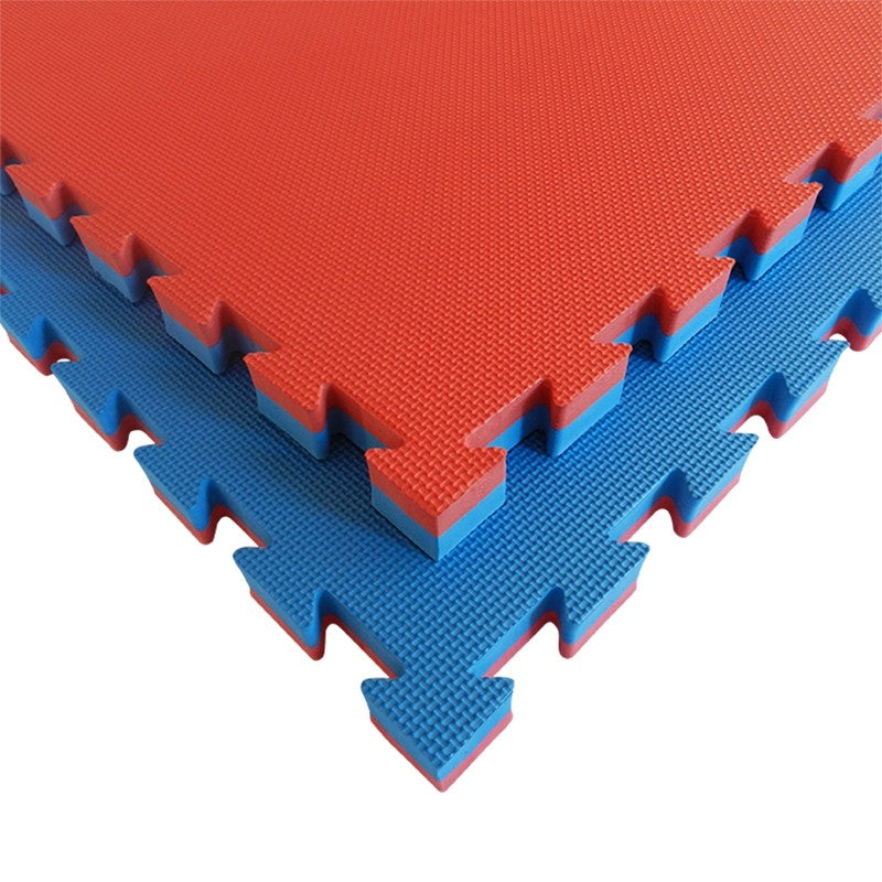 Tatami E40S Multidiscipline Eva 100x100x4cm Rosso-Blu Quantità Minima Per La Vendita 6 Moduli