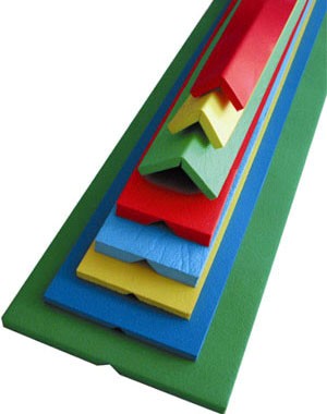 Protezioni Angolari Polymat 10+10x1 Cm Protezione dagli urti contro spigoli bordi Pali e Colonne